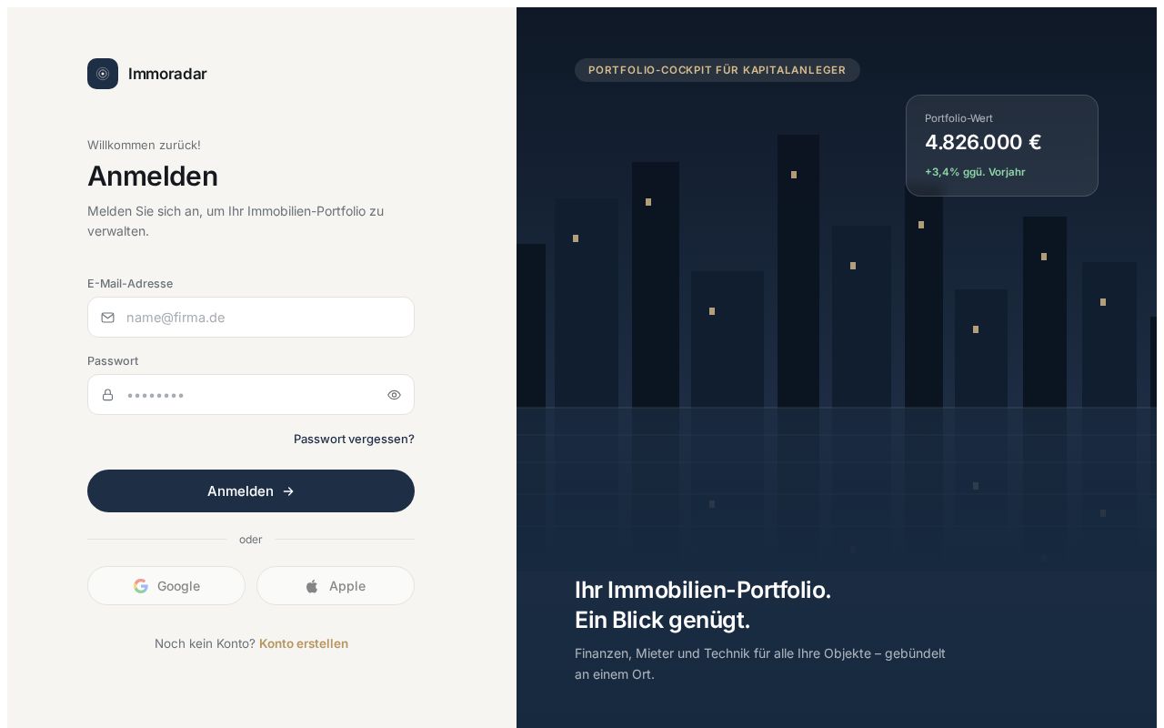 Preview of Immoradar Prototyp