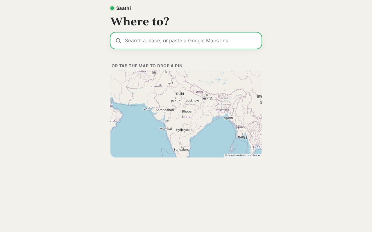 Preview of Saathi Web