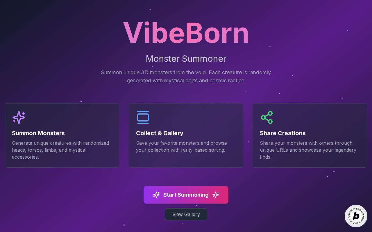 Preview of VibeBorn