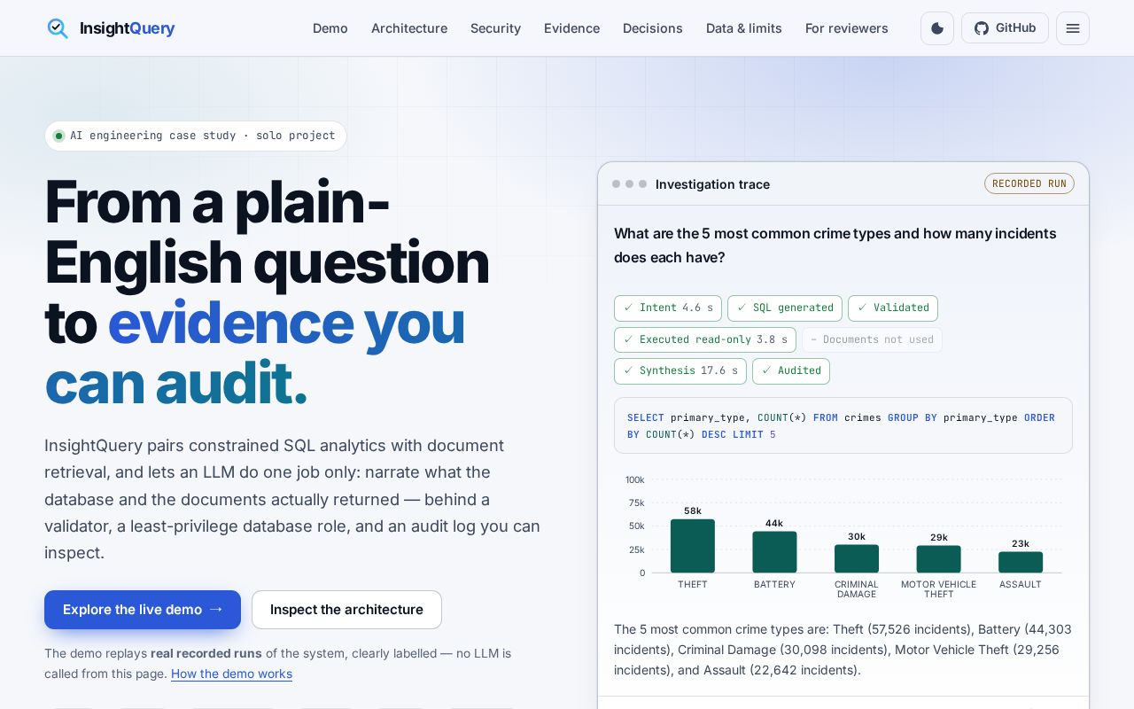 Preview of InsightQuery