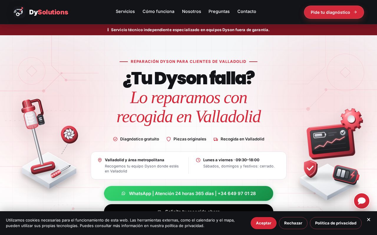 Preview of DYSON Valladolidserviciotecnico Com Es