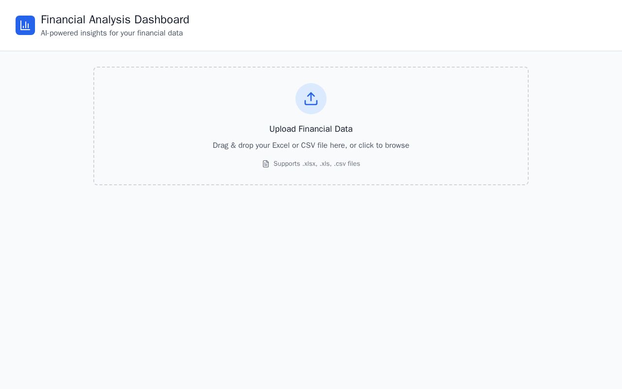 Preview of AI Financial Report Analyzer