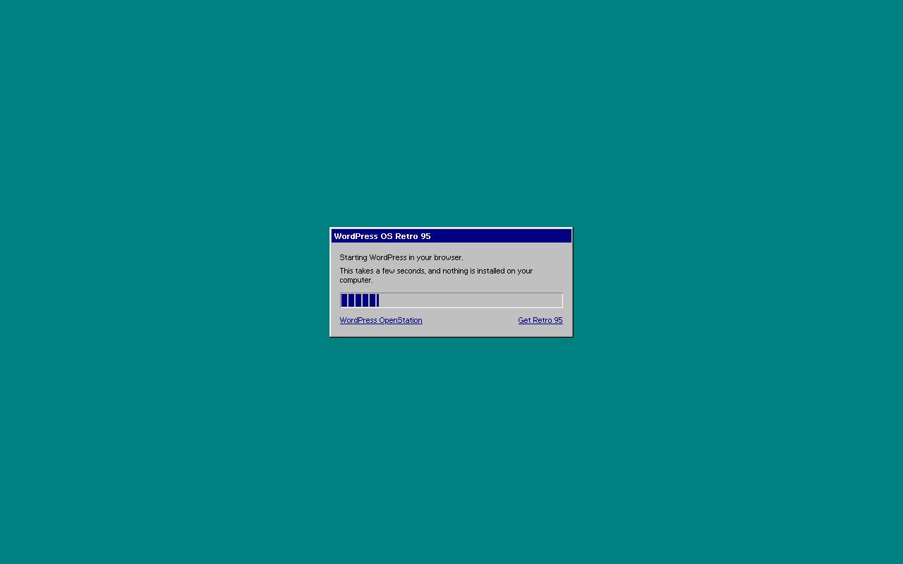 Preview of WordPress OS Retro 95