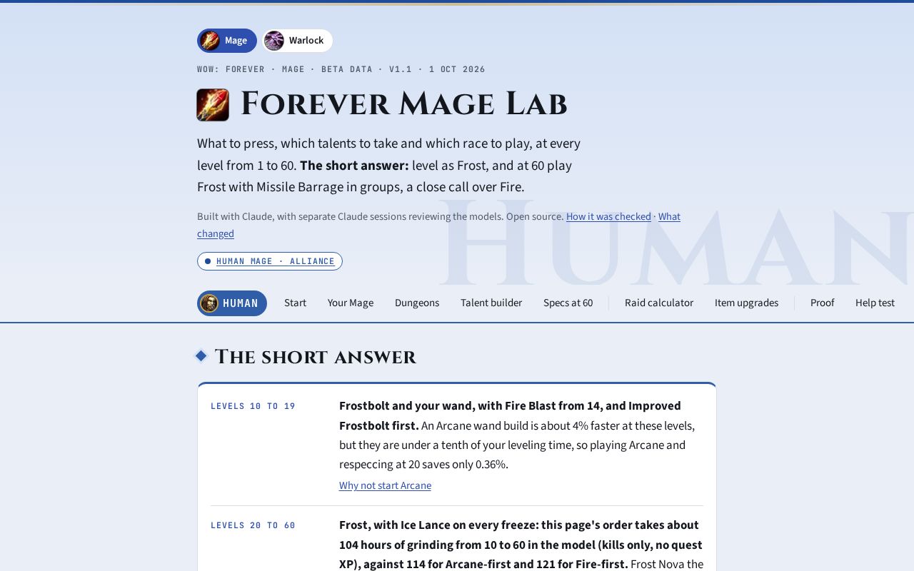 Preview of Forever Mage Lab