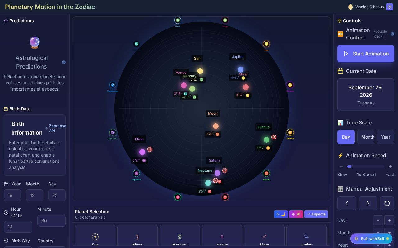 Preview of Astrodashboard