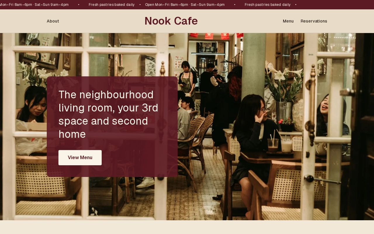 Preview of Nook Cafe